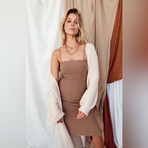 12th Tribe Summer Hues Ribbed Mini Dress - Picture 2 of 9